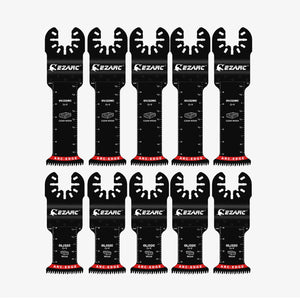 1-1/4 in. Arc Edge Oscillating Multitool Blades For General Purpose,Mixed Standard+Extra Long - EZARC Tools