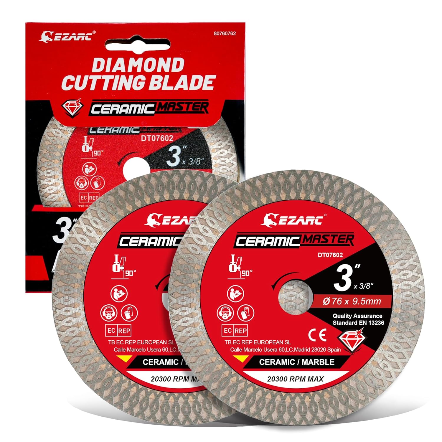 4.5/5/7/10 in. Super Thin Diamond Blade For Tile/Marble/Granite